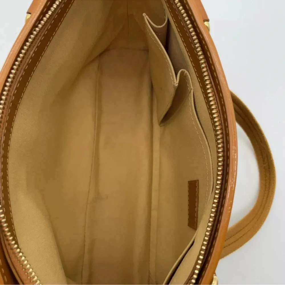 Authentic LOUIS VUITTON Monogram Mini Lucille PM Hand Bag (color Tan) (beige) - Picture 15 of 17
